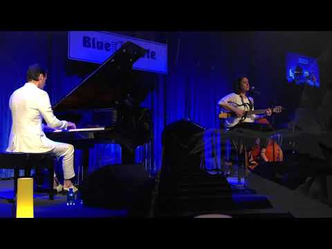 Fly Me To The Moon - Vocal/Guitar by Ana Caram -  Piano by Moreno Donadel  | Double Bass By Ji Peng