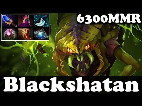 Dota 2 - Blackshatan 6300 MMR Plays Venomancer vol 2 - Ranked Match Gameplay
