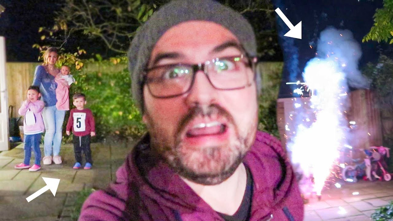 THIS WASN'T SUPPOSED TO HAPPEN!! DIY FIREWORKS SHOW