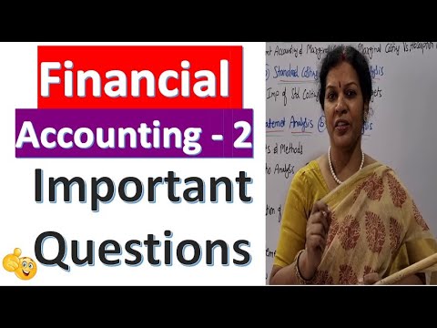 Financial Accounting 2 - B.Com II Sem Important Questions