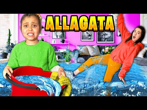 ILARY LASCIA RUBINETTO APERTO IN BAGNO ALLAGA LA NOSTRA NUOVA CASA E STEFANO SI ARRABBIA MOLTISSIMO!