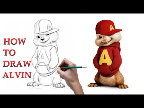 How To Draw Alvin from Alvin and the Chipmunks