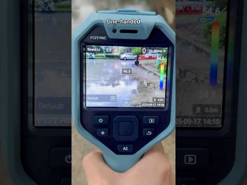 Operated in one hand with #td2 in noisy environment. #fotric #hightech #acousticimager #sounds