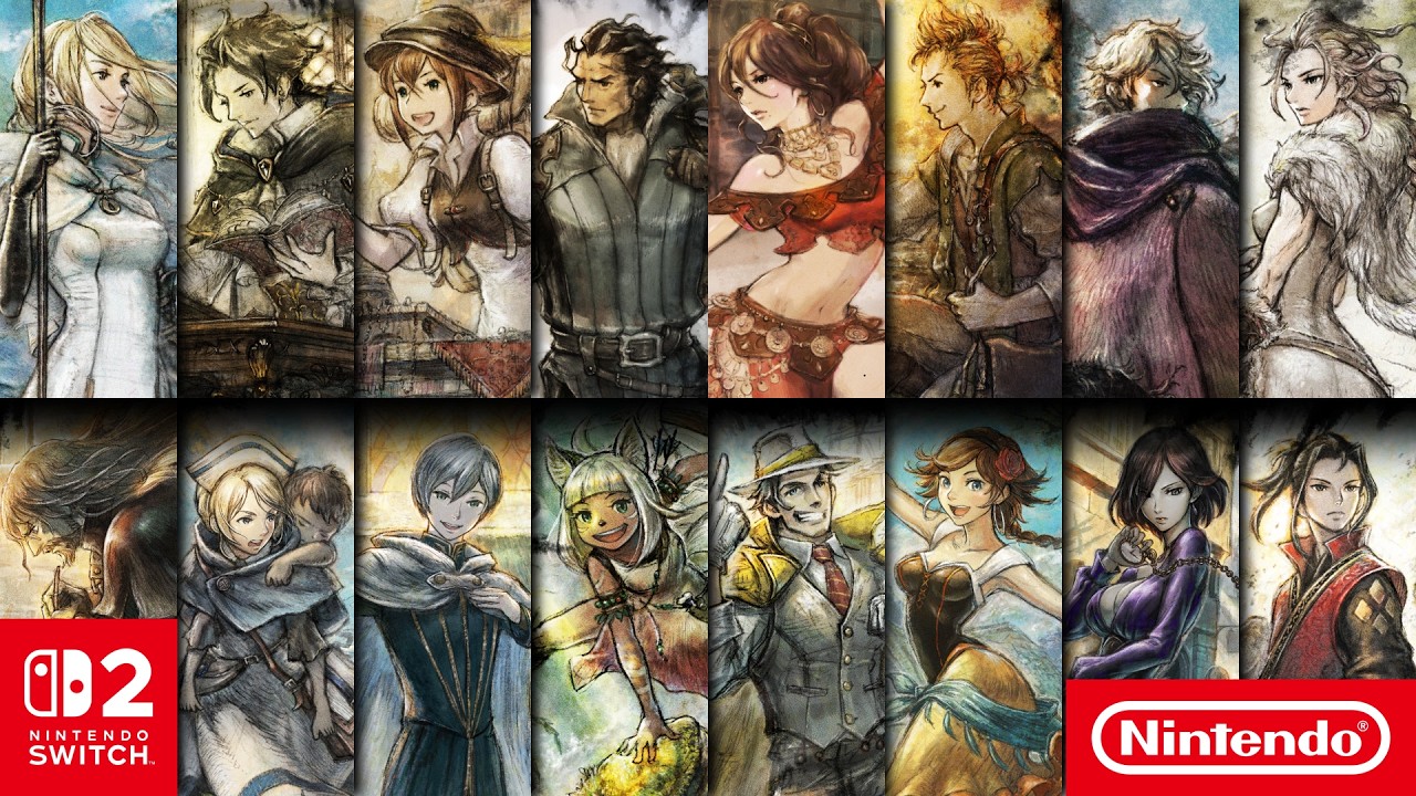 OCTOPATH TRAVELER & OCTOPATH TRAVELER II | Nintendo Switch 2 Release Date Announcement Trailer - YouTube