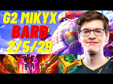 G2 MIKYX PLAYS BARD VS NAUTILUS SUPPORT |EUW GRANDMASTER PATCH 11.5| [League of Legends]FullGameplay
