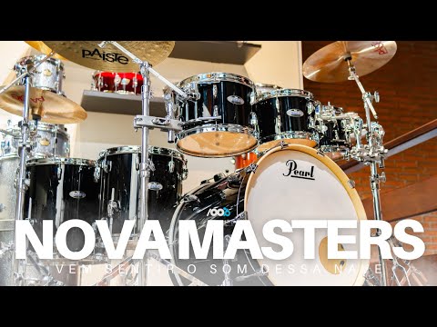 Fizemos um som na nova Pearl Masters MCTN Maple Complete! 