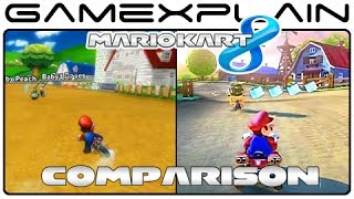 Mario Kart 8: Moo Moo Meadows Head-to-Head Comparison (Wii U vs. Wii)