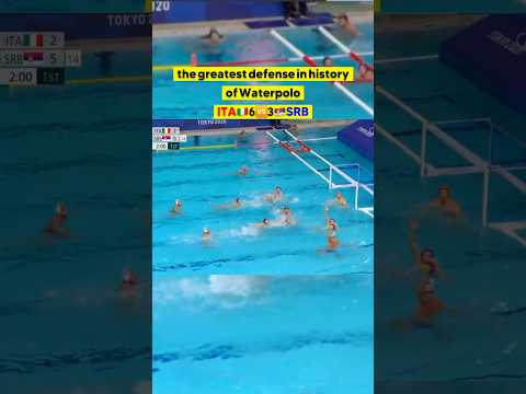 Greatest Defense in history of Water Polo😱😱😱 #waterpolo #swimming #olympicsport #olympics