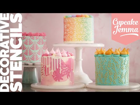 How to use Cake Stencils to Create Amazing Cake Decoration