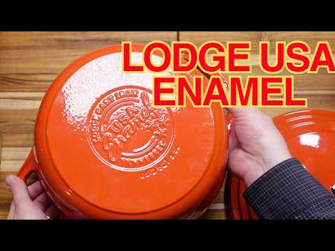 NEW: Lodge USA Enamel: Review, Cooking, and Staub/Le Creuset comparison!