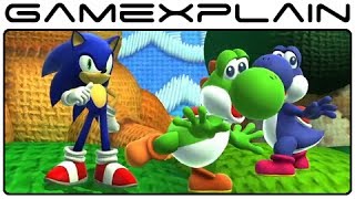 Sonic Lost World - Yoshi's Island Zone Game & Watch (Video Preview)