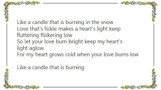 Hank Thompson - When Your Love Burns Low Lyrics