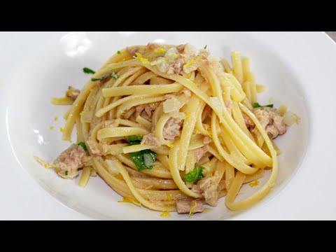 Pasta tonno e limone facile e sfiziosa | Carlo Gaiano