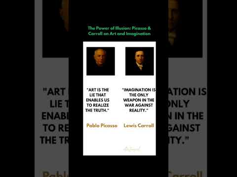 The Power of Illusion: Picasso & Carroll on #art  and #imagination #illusion #stoic #shorts