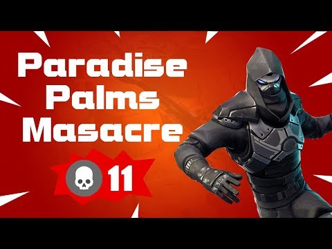 PARADISE PALMS MASSACRE - High Kill Solo | Fortnite Battle Royale