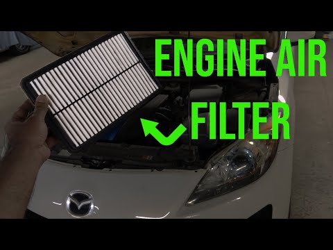 How to Replace Engine Air Filter - Mazda 3 (2010-2013)