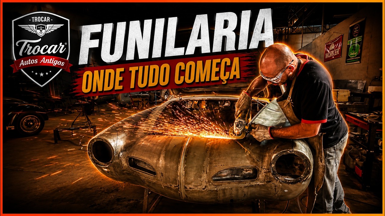 É Aqui Que a Restauração Começa a Ganhar Forma! 🔧 O Desafio da Funilaria