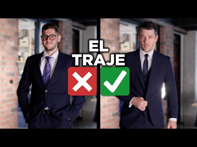 Vídeo relacionado con KUDORO Traje de hombre de 3 piezas Slim Fit, un solo pecho, dos botones, para bodas y negocios, traje de gala, chaqueta, chaleco, pantalones, azul marino, M