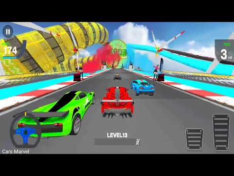 🚗🏎Formula Car Stunt #7 - Mega Ramps - Car Racing Games - Stunt car racing - Crazy Car - Cars Marvel