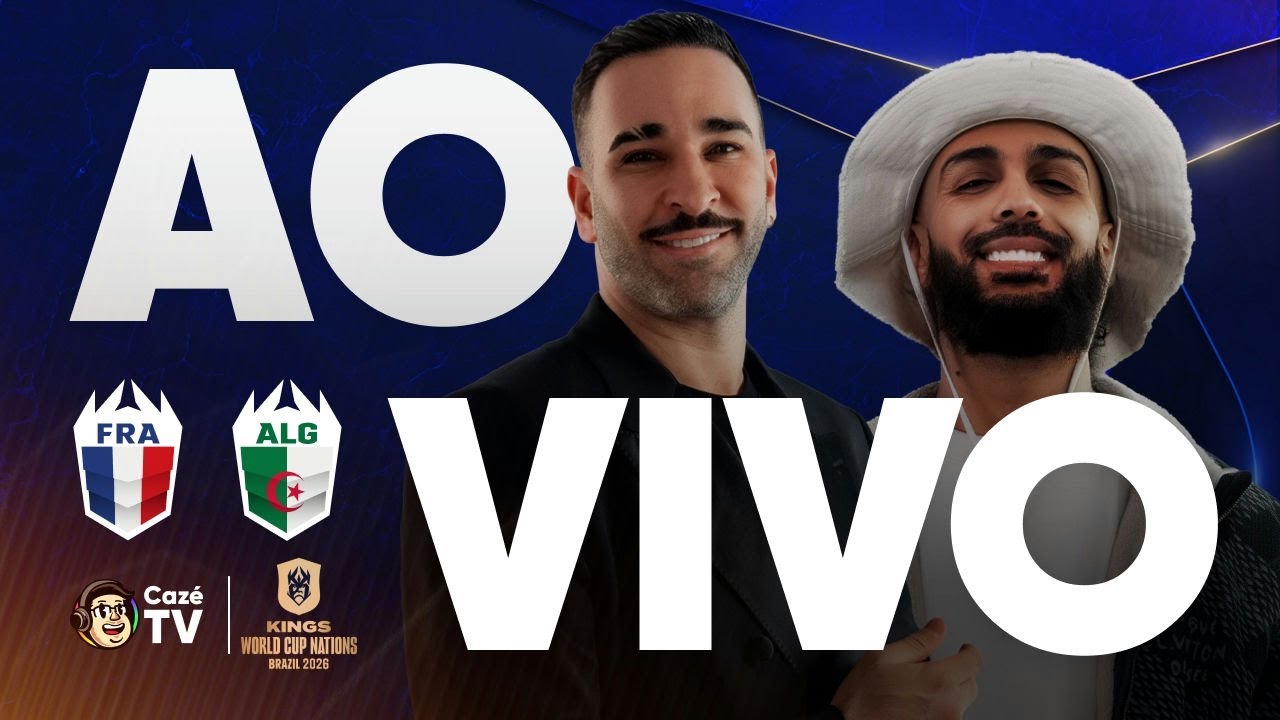 AO VIVO: FRANÇA X ARGÉLIA | COPA DO MUNDO KINGS LEAGUE 2026 | 2ª RODADA