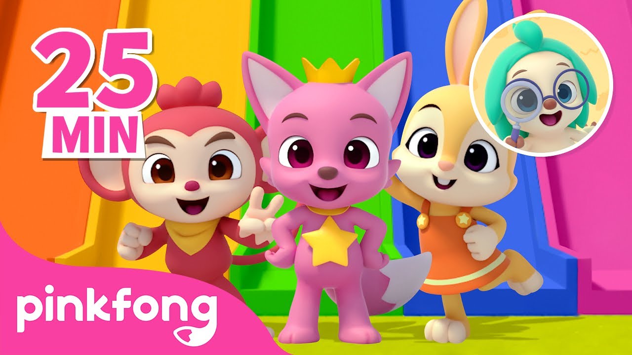🌟Vamos aprender as Cores 🌟 | As Cores | +Compilação | Pinkfong Canções para crianças
