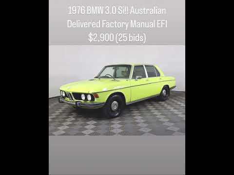 Thumbnail for 1976 BMW 3.0 Si!! Australian Delivered Factory Manual EFI #BMW #ClassicCar #70s by BMW, Car