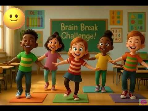 Move and Freeze! 🕺💃 | Brain Break Challenge Song for Kids | PicoJolly Kids Sing-Along