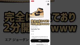 2022/10/31 Nike Air Jordan 1 Retro High OG "Vachetta Tan"を狙ってみた！