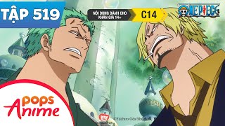 One Piece Tập 519 - Hải Quân Đã Tới. Mục Tiêu Là Băng Mũ Rơm - Đảo Hải Tặc