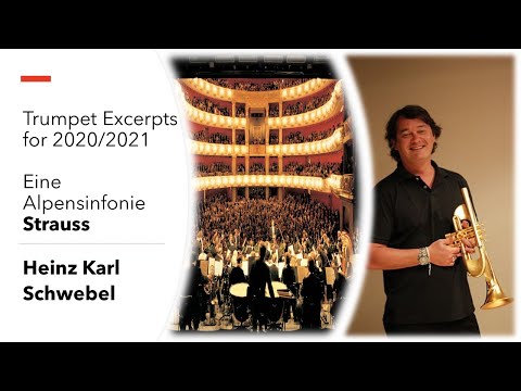 [TRUMPET EXCERPTS] Eine Alpensinfonie (Strauss) - by Heinz Karl Schwebel (HQ Sound Reference)