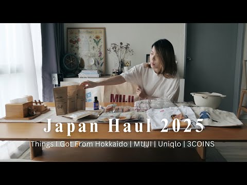 MUJI & Uniqlo Japan Haul 2025 | Things I Got from Hokkaido | Uniqlo Hokkaido Exclusives & More