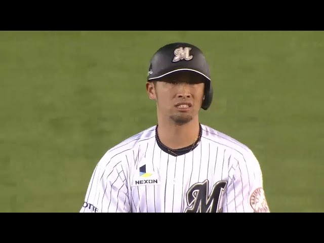 【5回裏】勢い止まらず一気に勝ち越し!! マリーンズ・清田 レフト線へ2点タイムリー2ベース 2015/5/13 M-H