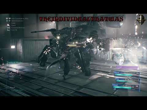 Final Fantasy 7 Remake- Crab Warden Boss- Hard Mode (No Damage)