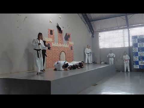 Taekwondo indiara-goias apresentação 2026,na escola Militarizada Elizabeth, atleta Cristofe Rodrigue