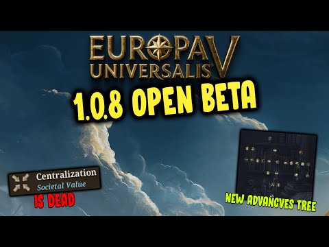 Massive changes coming to 1.0.8 EU5 Patch