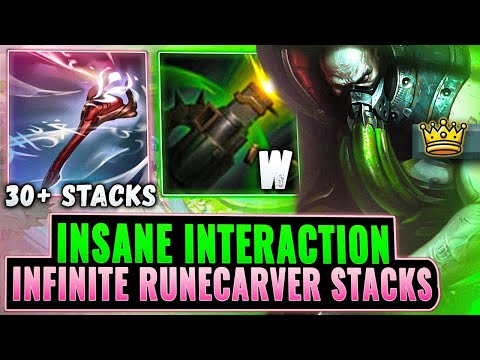 Overpowered Strategy: Instantly Stacking Runecarver w/ Urgot Interaction | League Arena Gameplay