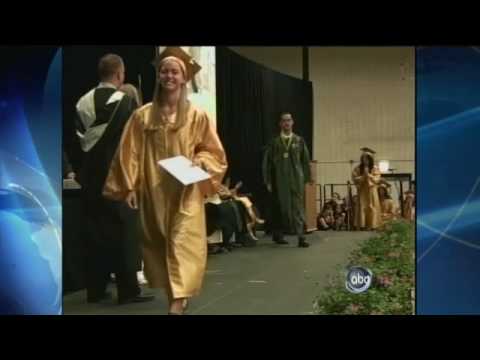 Screenshot of video: An Autistic student’s graduation speech