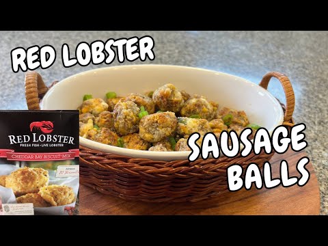 Red Lobster Sausage Balls Easy Christmas Appetizer