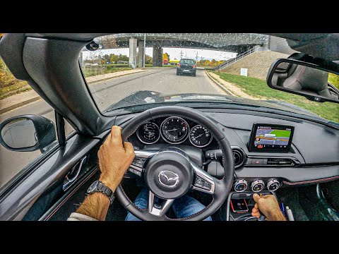 2021 Mazda MX-5 IV 2.0 SKY-G 184 HP | POV Test Drive #622 Joe Black