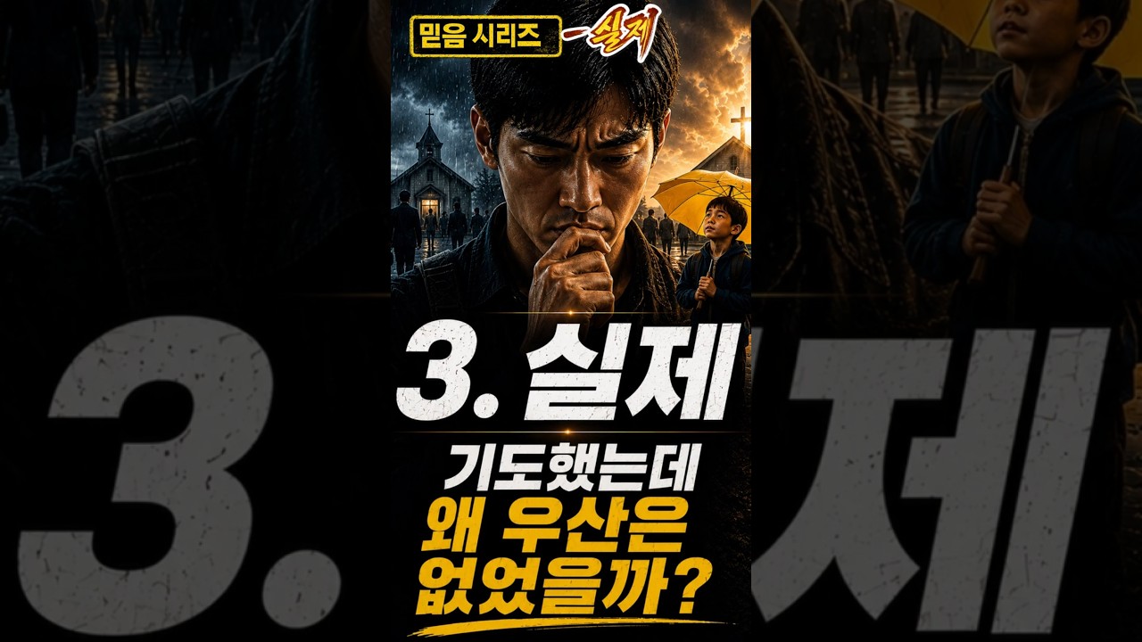 기도했는데, 왜 우산은 없었을까? | 믿음 시리즈 - 3. 실제