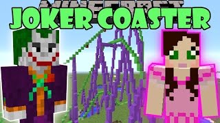Minecraft: THE JOKER ROLLER COASTER - Custom Map