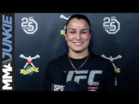 UFC Denver: Raquel Pennington full open workout media scrum