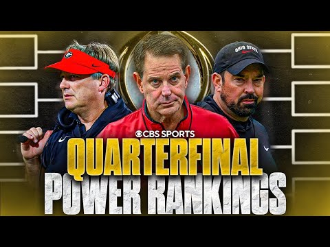 College Football Playoff Power Rankings entering Quarterfinals | Where does each team rank 1-8 🤔