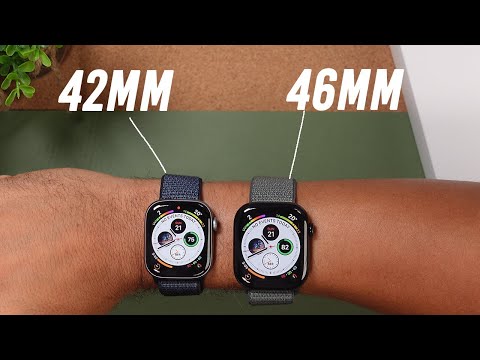 Apple Watch Series 11 Size Comparison On-Wrist (46mm vs 42mm)