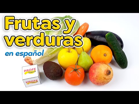 Fruits and vegetables in Spanish (Las frutas en español)