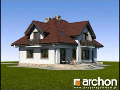 Dom w mirabelkach 2. Projekty domów ARCHON+, www.archon.pl