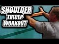 Shoulder & Tricep Workout tons of tips