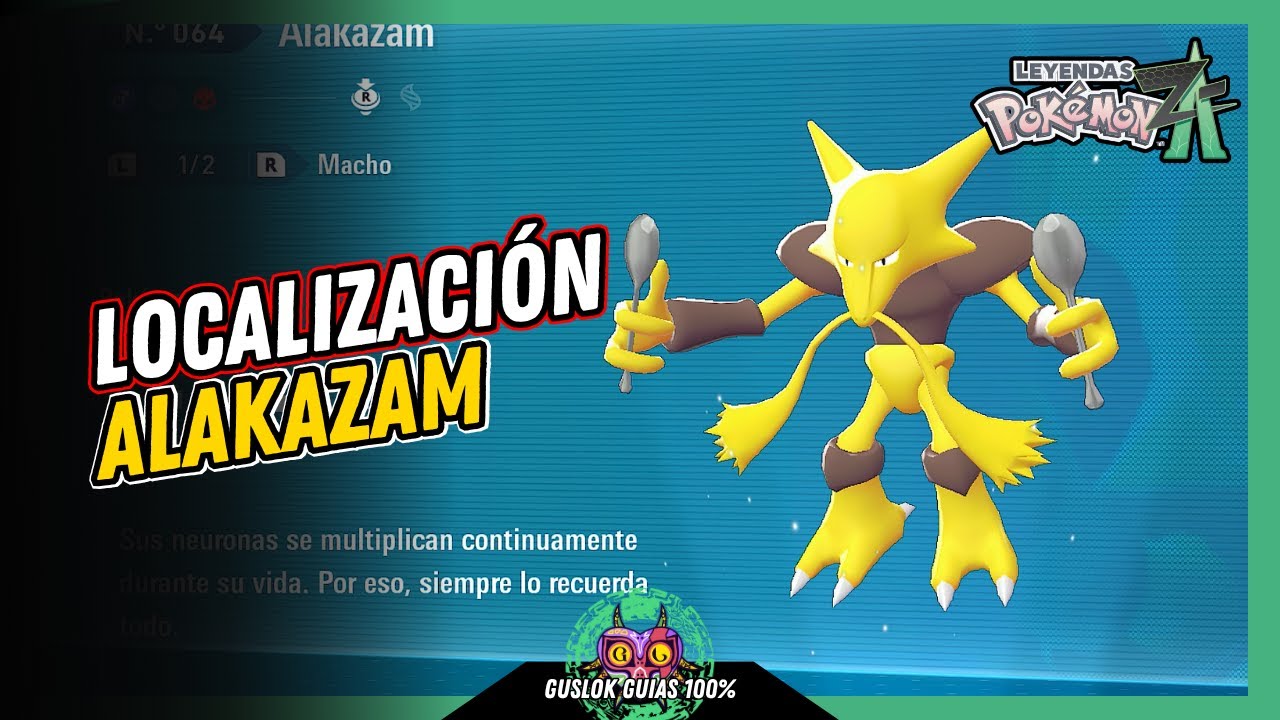 UBICACIÓN de ALAKAZAM | GUÍA 100% | 💯Leyendas Pokemon: Z-A🏆 UBICACIÓN de ALAKAZAM | GUÍA 100% | 💯Leyendas Pokemon: Z-A🏆