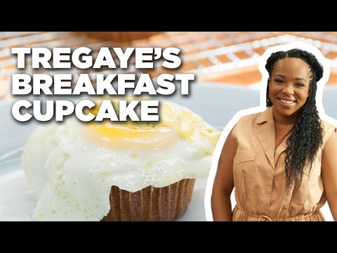 Tregaye Fraser's Bacon Breakfast Cupcakes | The Kitchen | Food Network