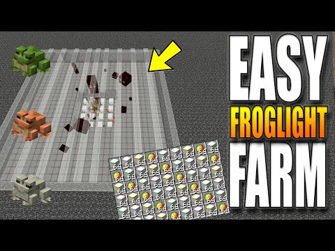 Easy Minecraft 1.19 ALL COLOR Froglight Farm 5000+ per/hr